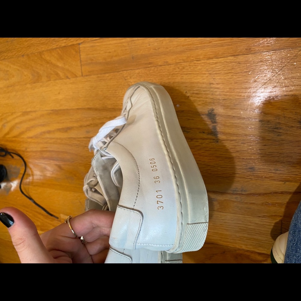 Common projects white sneakers